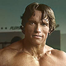 Плакат "Молодий Арнольд Шварценеггер, Містер Олімпія, Arnold Schwarzenegger", 43×60см, фото 2