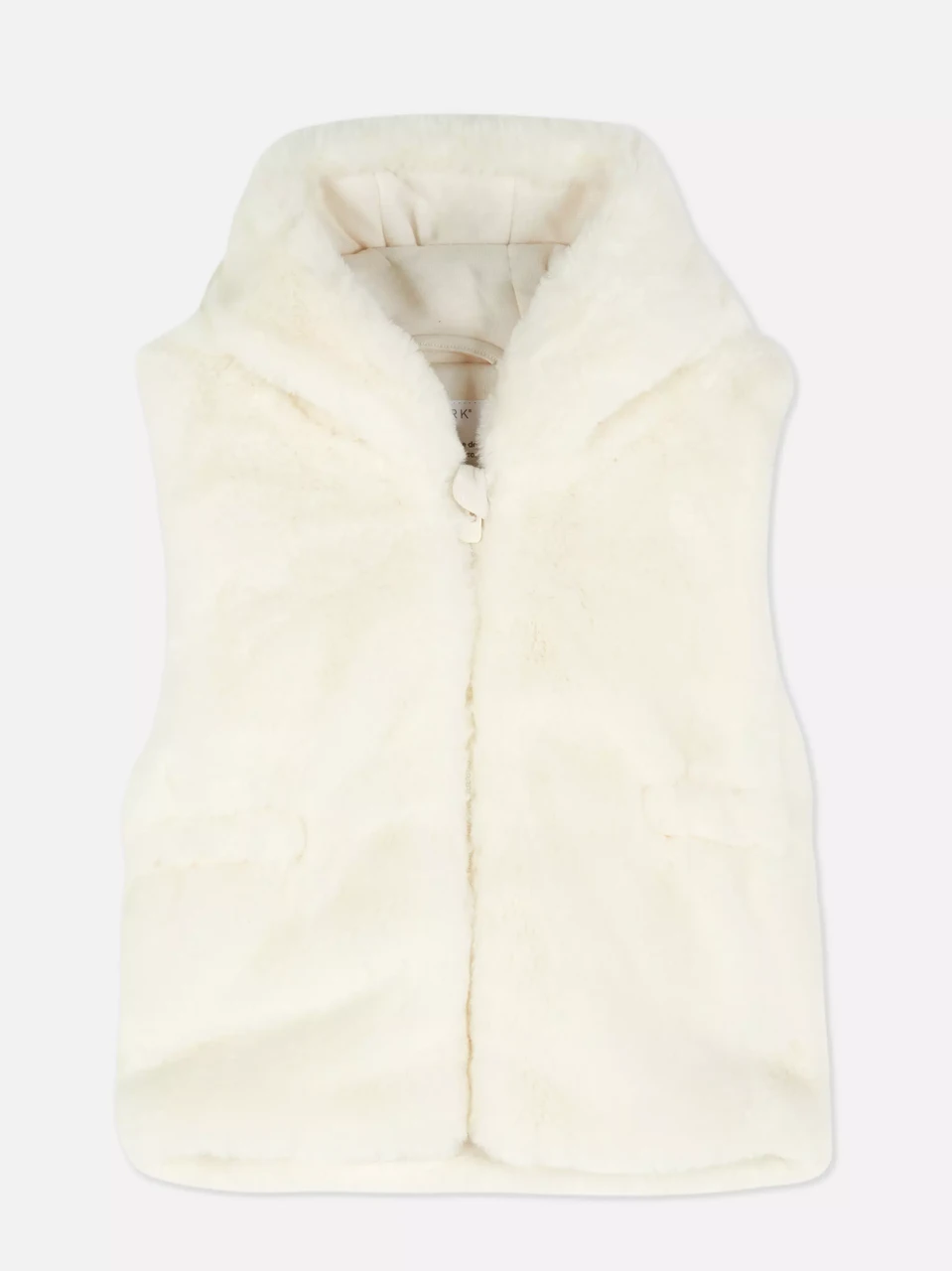 Жилетка дитяча хутряна біла Primark 92, 98см, фото 1