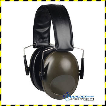 Тактичні стрілкові навушники Tactical Force з гнучким наголов'ям.