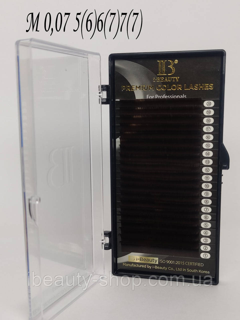 Вії I-Beauty mix M 0,07 5-7 мм, фото 1