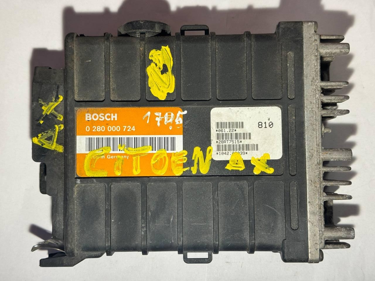 Електронний блок керування Citroen AX 0 280 000 724 / 0280000724