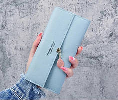 Жіночий гаманець блакитного кольору