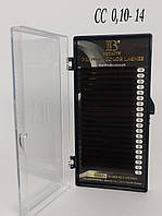 Вії I-BEAUTY Шоколад CC 0,10-14