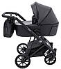 Коляска 2 в 1 Bair Vega ECO VE-12 чорний, фото 3