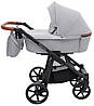 Коляска 2 в 1 Bair Palermo BP-03 сірий, фото 3