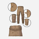 Тактичні штани, штани Mil-Tec Chimera Combat Pants - coyote 10516819 solve, фото 11
