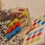 Розвиваюча дерев'яна іграшка Логічний лабіринт (11 елементів), фото 4