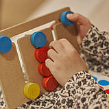 Розвиваюча дерев'яна іграшка Логічний лабіринт (11 елементів), фото 5
