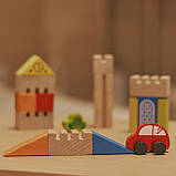 Розвиваючий набір кубиків Місто (18 фігур), фото 2