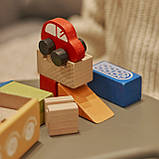 Розвиваючий набір кубиків Місто (18 фігур), фото 4