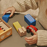 Розвиваючий набір кубиків Місто (18 фігур), фото 5