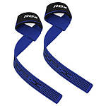 Лямки для тяги RDX S4 Gym Cotton Gel Straps Blue Plus, фото 3