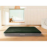 Матрац надувний 64778 з електронасосом 191x137x25 см, сіро-зелений, фото 3