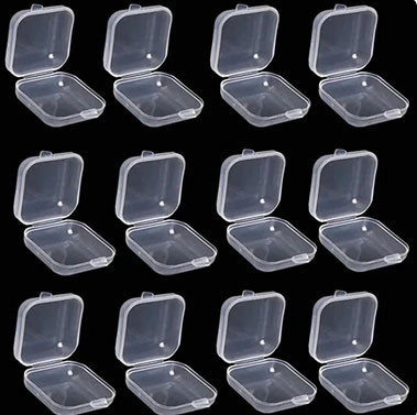 Контейнер коробочка для зберігання прикрас із пластику набір 10 шт., фото 1