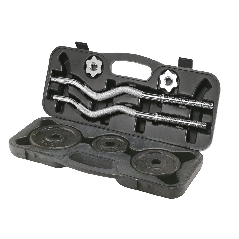 Набір штанг для скручування з кейсом inSPORTline BEZ20 20 кг, фото 1