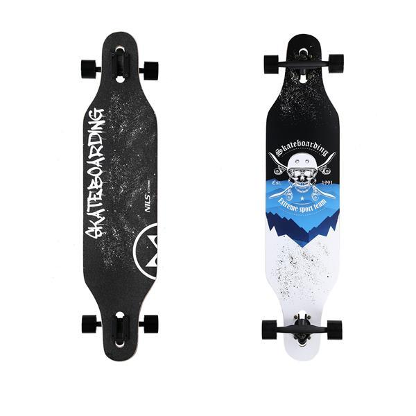 Лонгборд NILS EXTREME SKULL WOOD SKATE 