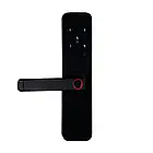 Замок біометричний автономний Trinix TRL-5401BTF Black з Bluetooth, зчитувачем відбитків пальців і карт Mifare (65-00070)