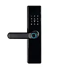 Замок біометричний автономний Trinix TRL-5402BTF Black з Bluetooth, зчитувачем відбитків пальців і карт Mifare (65-00071)