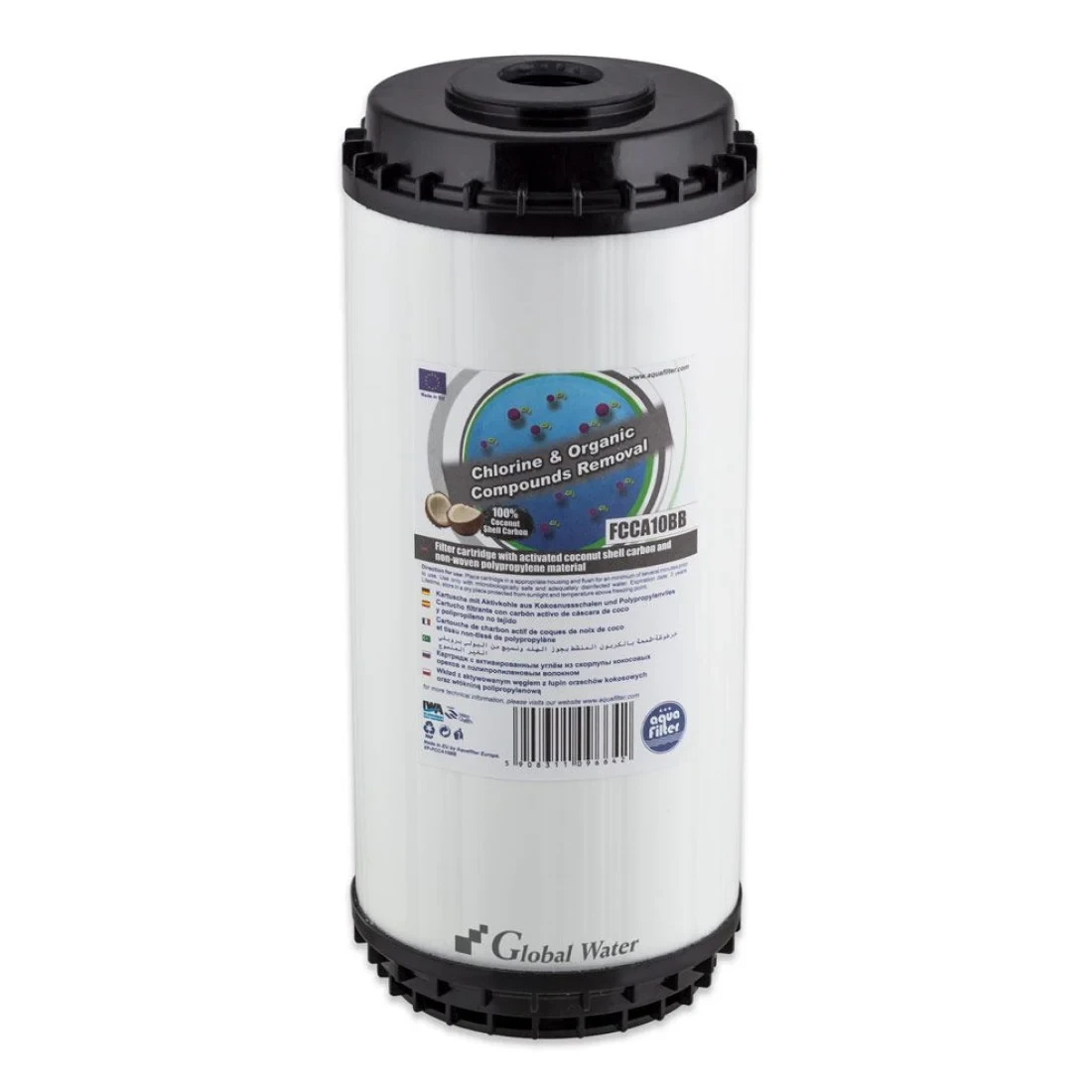 Картридж вугільний Aquafilter FCCA10BB для 10BB - 9 7/8 x 4 1/2 дюймів