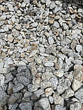 Камінь для клумб «Срібна Рись» галька сланцева декоративна сіра (ціна за 1 кг від 1 тони), фото 10
