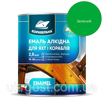 Емаль алкідна Корабельна ПФ-115 Зелений глянець 0,25 кг, фото 1