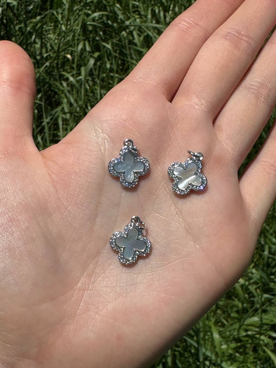 Підвіска 14*16 мм колір Родий гіпоалергенний сплав