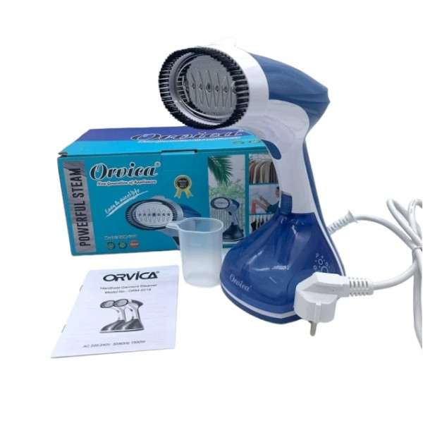 Ручний відпарювач 1500Вт Orvica Powerful Steam ORM-6018 Блакитний, фото 1