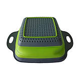 Друшляк Benson BN-093 (квадрат, 29см) Зелений, фото 2