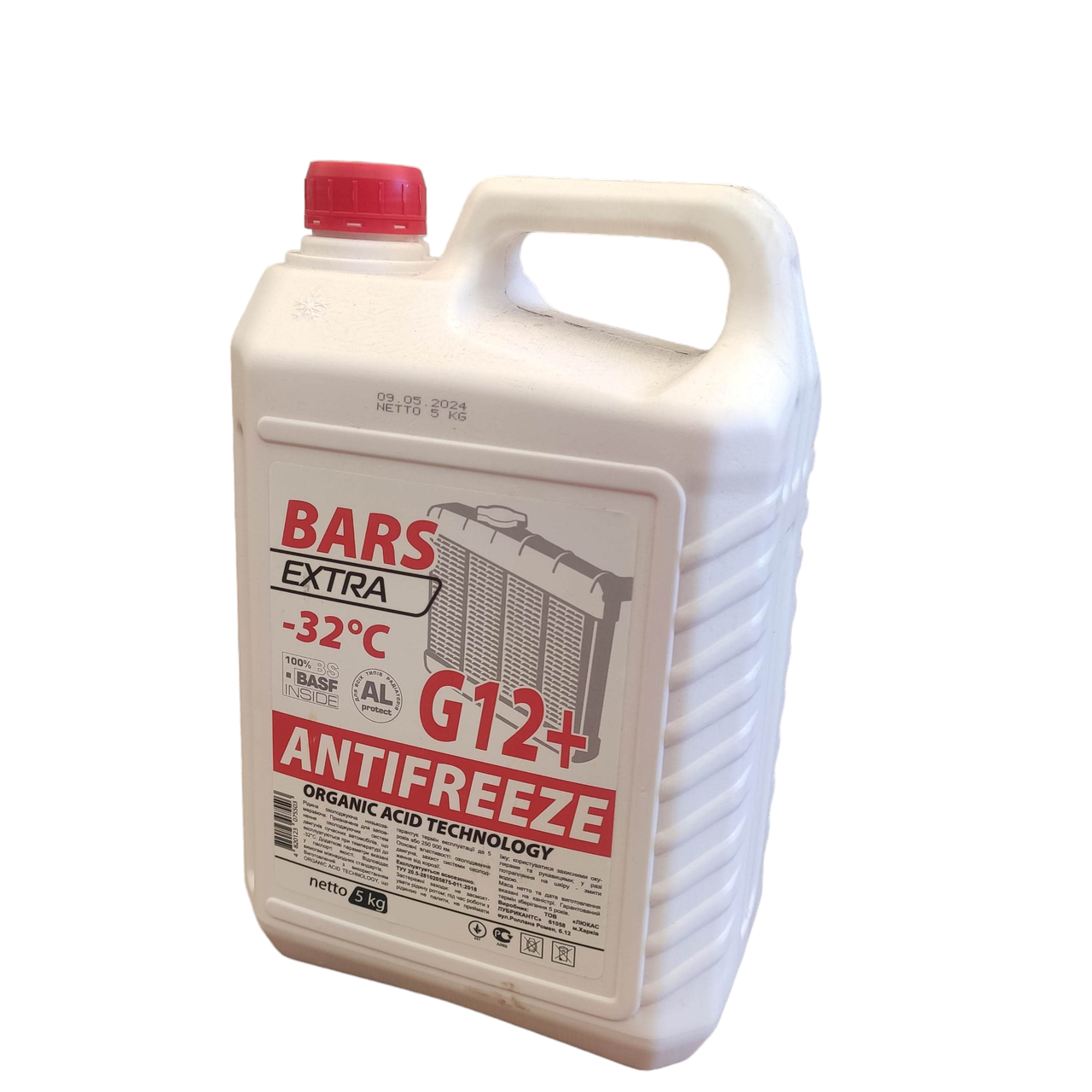 BARS EXTRA  ANTIFREEZE G-12 (-30С) 5л, фото 1