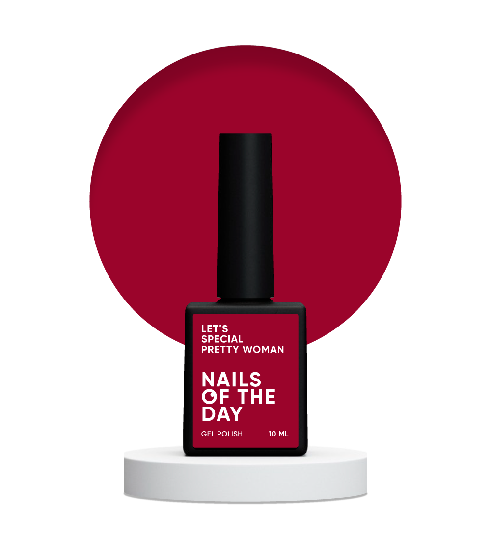 NAILSOFTHEDAY Let’s special Pretty Woman — малиновий гель-лак, 10 мл, фото 1