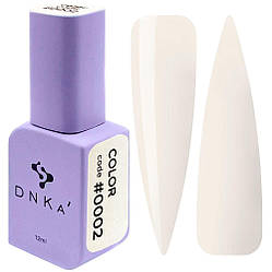 Гель-лак DNKa' Gel Polish Color #0002, 12 мл молочно-бежевий