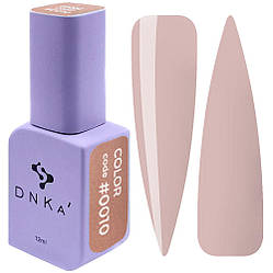 Гель-лак DNKa' Gel Polish Color #0010, 12 мл сіро-бежевий