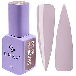 Гель-лак DNKa' Gel Polish Color #0015, 12 мл фіолетово-сірий