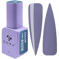 Гель-лак DNKa' Gel Polish Color #0018, 12 мл фіолетово-синій