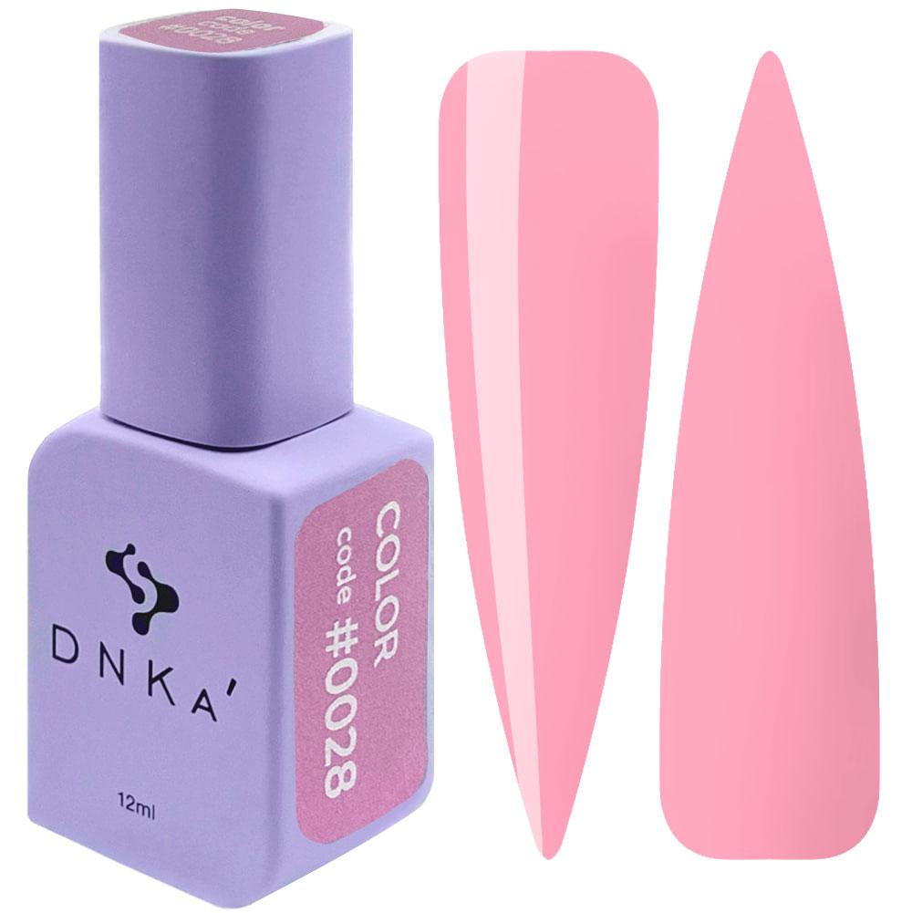 Гель-лак DNKa' Gel Polish Color #0028, 12 мл бежево-рожевий