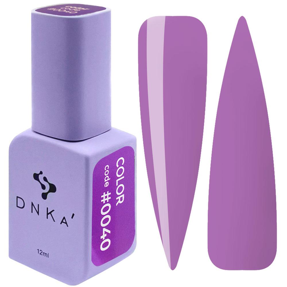 Гель-лак DNKa' Gel Polish Color #0040, 12 мл геліотроповий