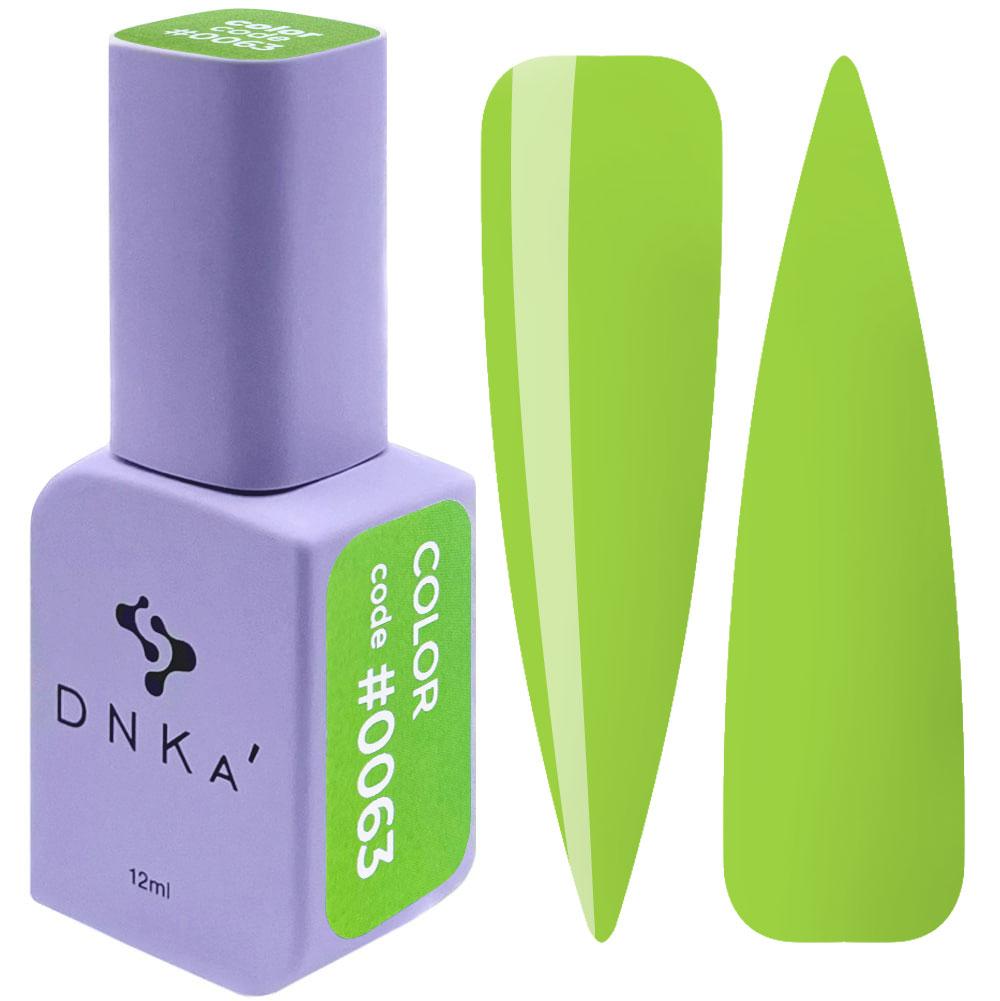 Гель-лак DNKa' Gel Polish Color #0063, 12 мл грушевий