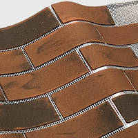 Фасадна термопанель, цегляна кладка (Elastoclin), Гнучкий клінкер