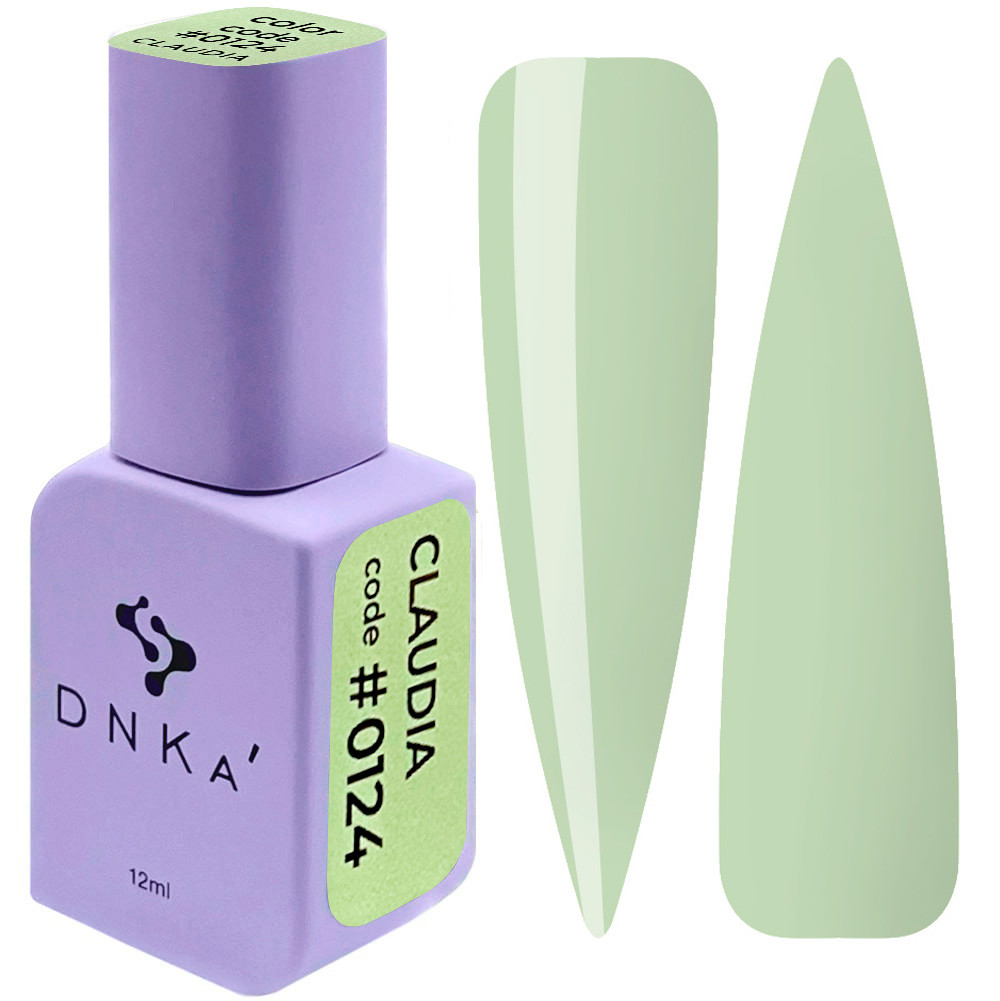 Гель-лак DNKa' Gel Polish Color Claudia #0124, 12 мл оливковий