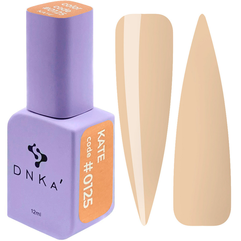 Гель-лак DNKa' Gel Polish Color Kate #0125, 12 мл кремовий