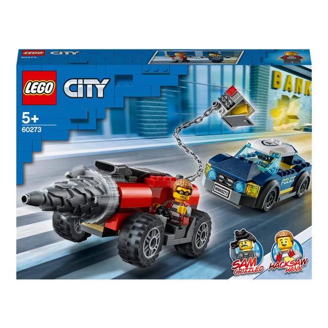 LEGO City Елітний поліцейський загін переслідування бура 179 деталей (60273)