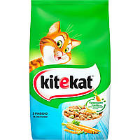 Сухий корм для дорослих кішок KiteKat (КітіКет) з рибою та овочами 1.8 кг