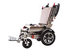 Інвалідна коляска з електроприводом покращена з регулюванням висоти сидіння MED1-KY172, фото 2