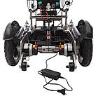 Інвалідна коляска з електроприводом покращена з регулюванням висоти сидіння MED1-KY172, фото 6