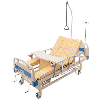 Медичне ліжко з туалетом і функцією бічного перевороту для важкобольних