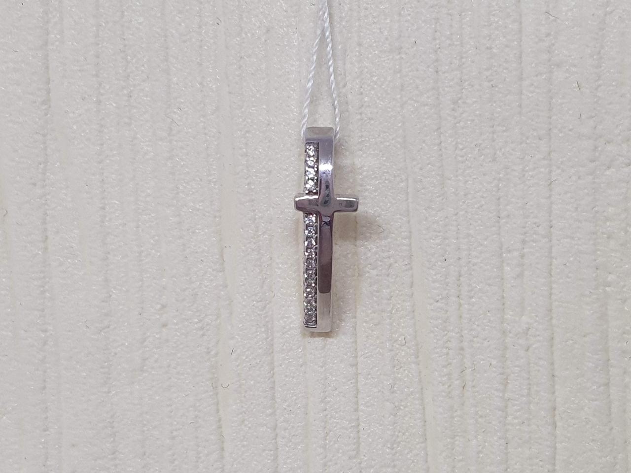 Срібна підвіска з фіанітами. 1112 088467