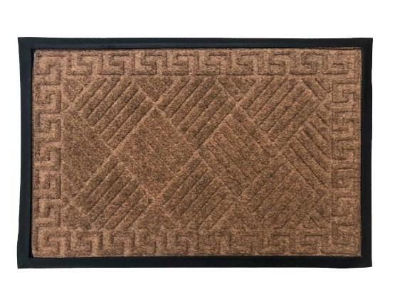 Килимок під двері Dariana Grass коричневий 80х50 см (08677), фото 1
