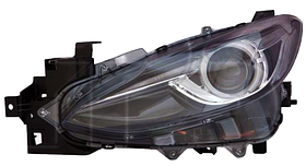 Фара ліва Mazda 3 BM SDN/HB 13-16 (D4S/LED) Depo ел., без коректора, без ламп, ксенон