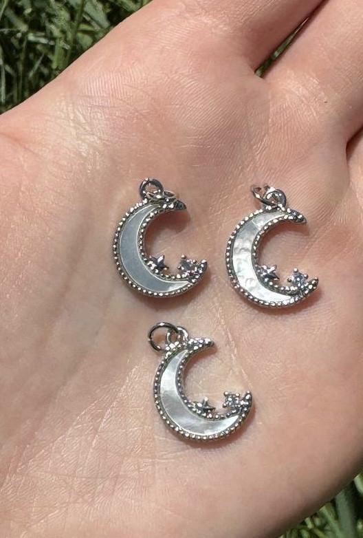 Підвіска 13*18 мм колір Сталь гіпоалергенний сплав