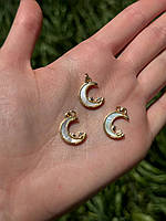 Підвіска 13*18 мм колір Золото гіпоалергенний сплав